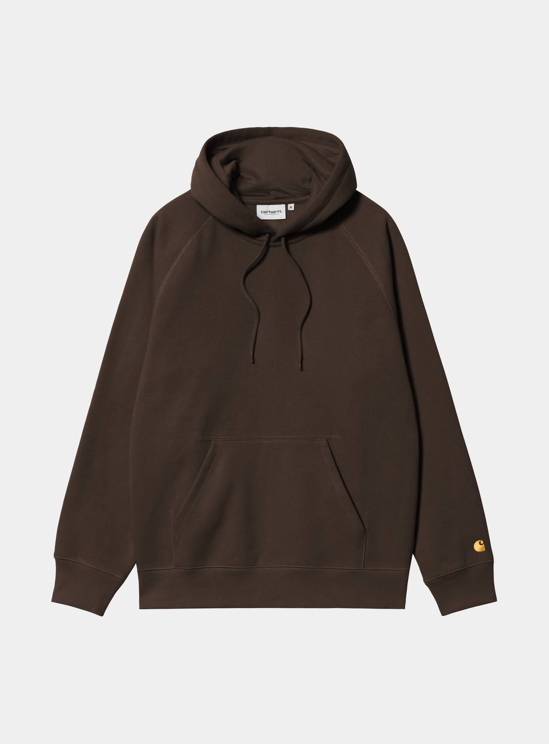 Carhartt Wip Felapa con cappuccio da uomo Chase marrone