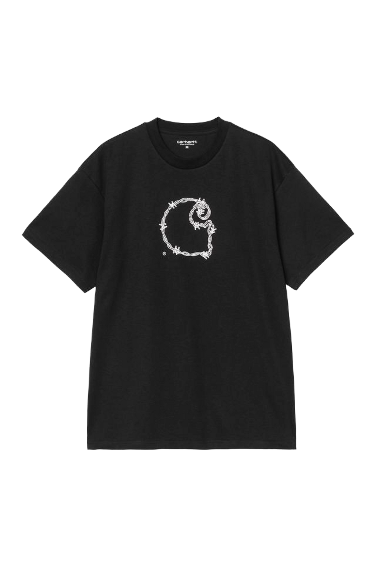 Carhartt Wip Men's Barbwire Short Sleeve T-Shirt in Black
