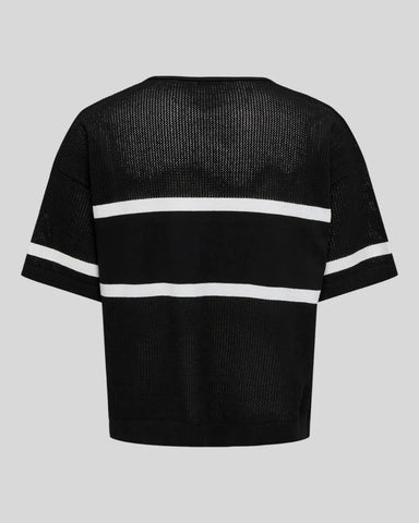 Only & Sons Maglia in cotone a polo Sace Life Split nera