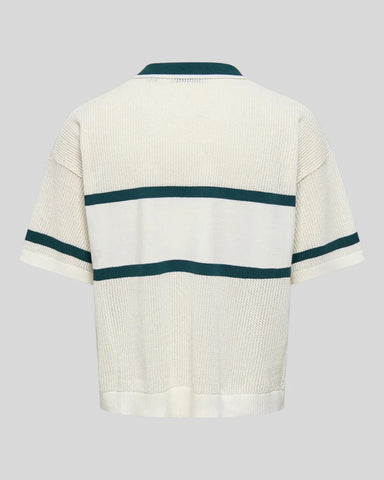 Only & Sons Maglia in cotone a polo da uomo Sace Life Split