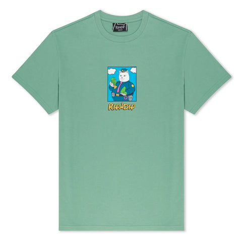 RipNDip T-Shirt da uomo manica corta Confiscated verde