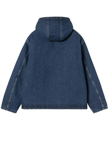 Carhartt Wip Giacca da uomo in jeans interno trapuntato Cleveland