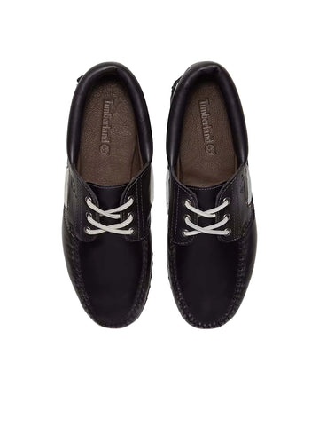 Timberland Scarpa da barca da uomo Classic Boat nero