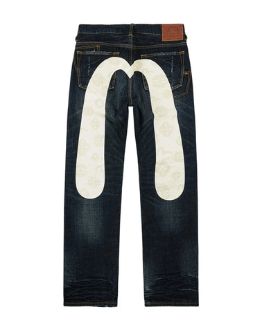 Evisu Jeans da buomo Daicock Printed Selvedge