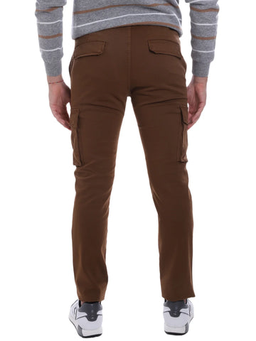 Lyle &amp; Scott Men's Trousers With Big Pockets Brown TR004IT-DKB