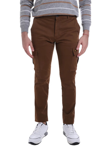 Lyle &amp; Scott Men's Trousers With Big Pockets Brown TR004IT-DKB