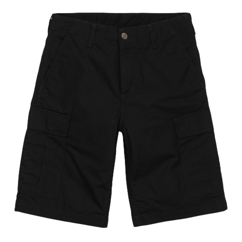 CARHARTT WIP Men's Regular Cargo shorts with big pockets, black