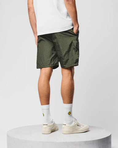 Weekend Offender Men's Zemmouri Green Drawstring Shorts
