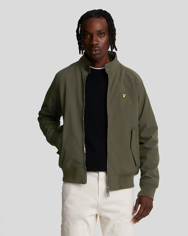 Lyle & Scott Giacca da uomo Softshell Harrington verde