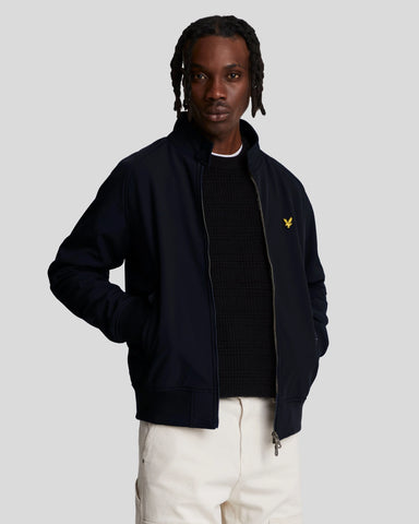 Lyle & Scott Giacca da uomo Softhshell  Harrington blu