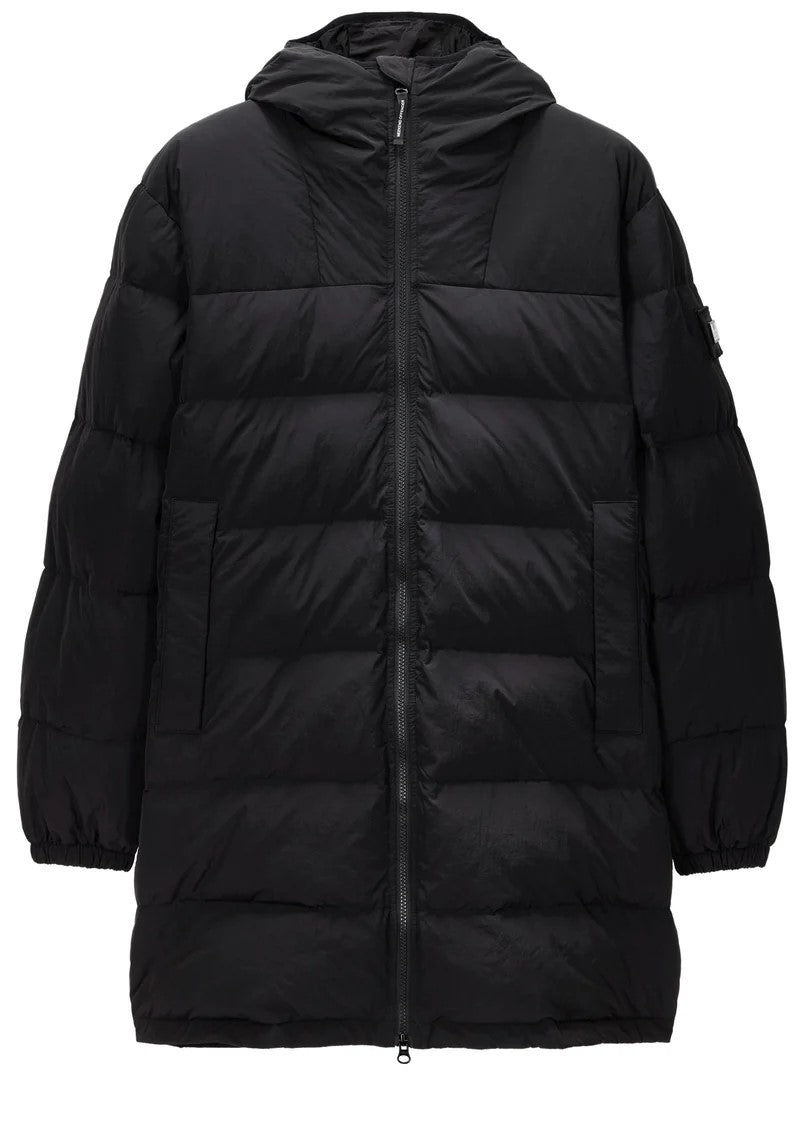 Weekend Offender Gordini Men's Long Down Jacket Black