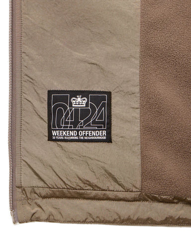 Weekend Offender Technician Fleece Lined Jacket Light Brown