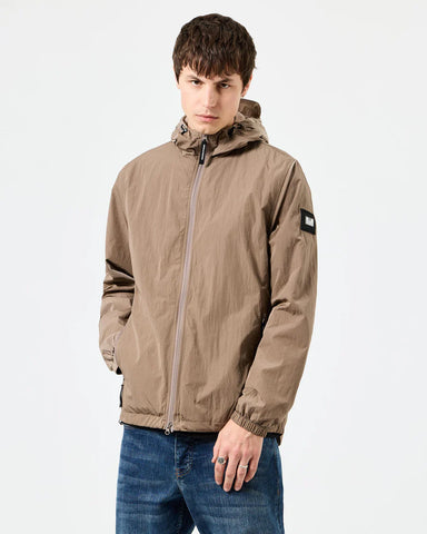 Weekend Offender Giacca da uomo foderata in pile tecnico Technician marrone chiaro