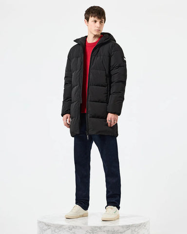 Weekend Offender Gordini Men's Long Down Jacket Black