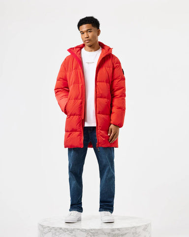 Weekend Offender Sapporo Red Men's Long Down Jacket