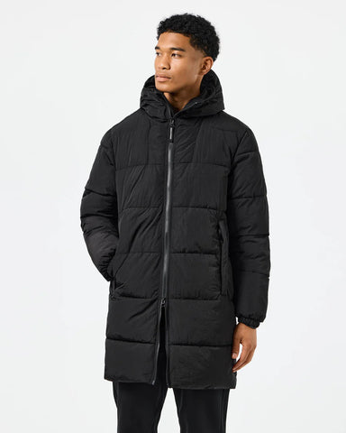 Weekend Offender Long Down Jacket Black Hair