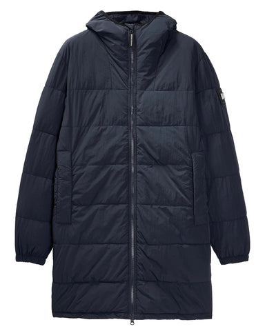 Weekend Offender Men's Long Down Jacket Blue Hair