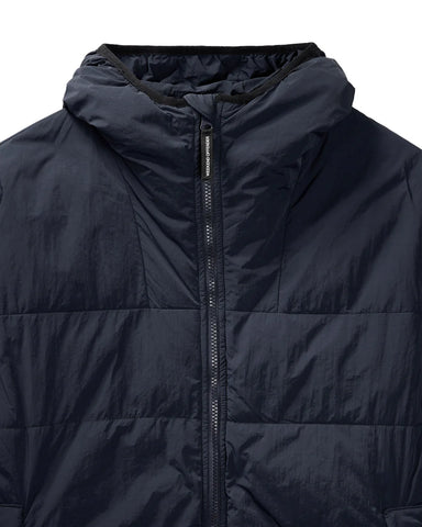 Weekend Offender Men's Long Down Jacket Blue Hair