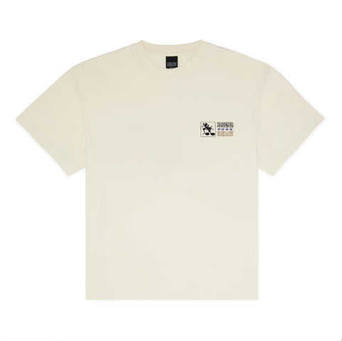 Pas De Mer T-Shirt da uomo manica corta Rodeo panna