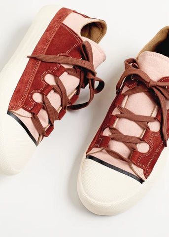 Wollow Scarpe Tarmac Canvas  Pastel Clay Red