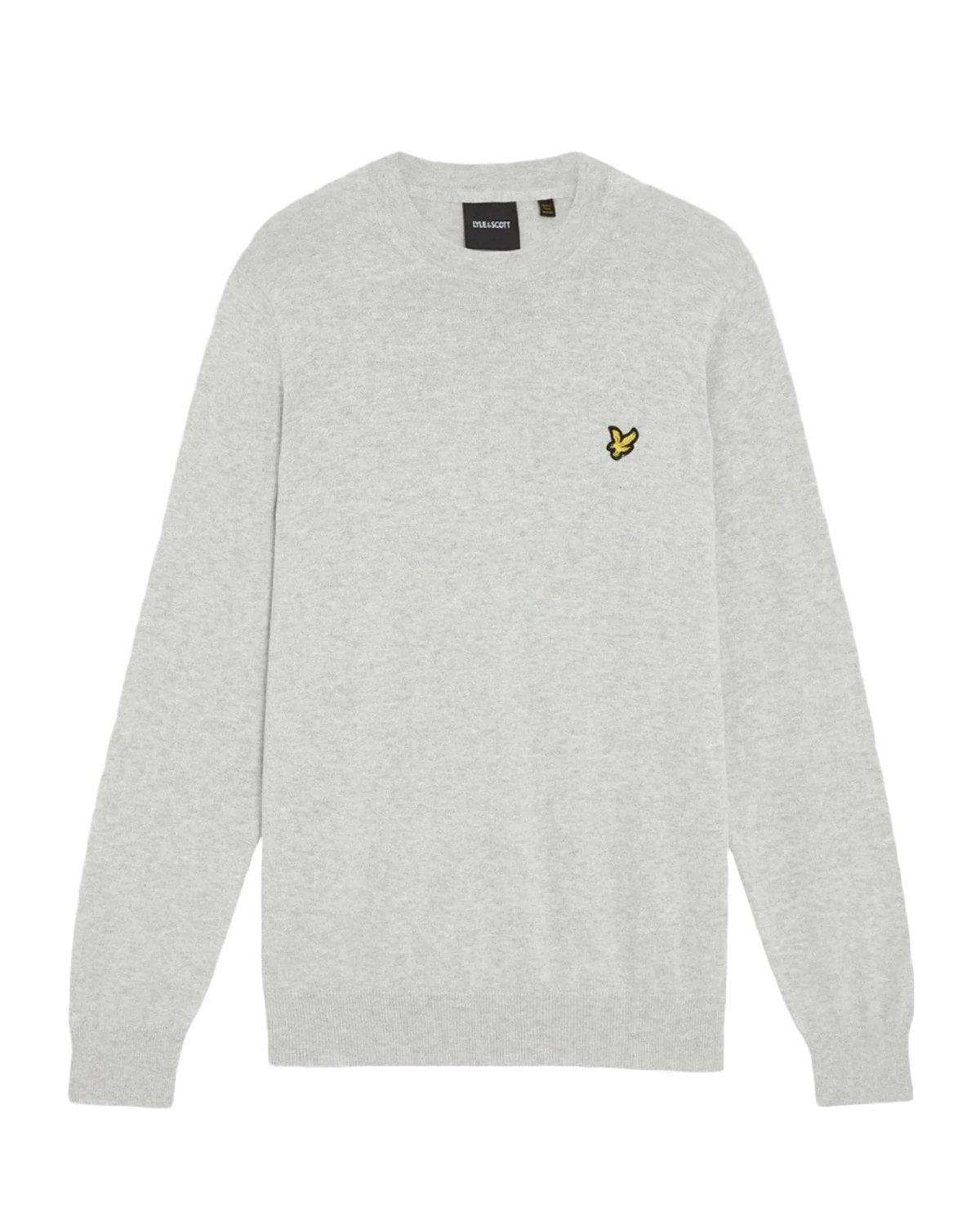 Lyle & Scott Maglia da Uomo Jumper Grigio chiaro