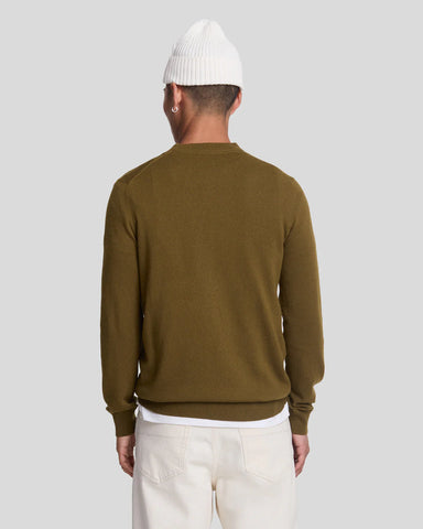 Lyle & Scott Maglia da uomo Jumper Verde