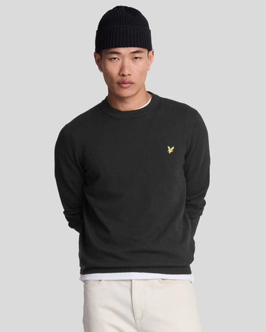 Lyle & Scott Maglia da uomo Jumper Nera