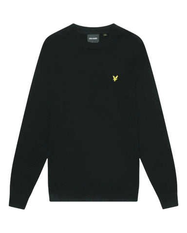 Lyle & Scott Maglia da uomo Jumper Nera