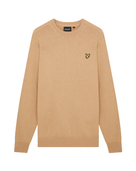 Lyle &amp; Scott Rundhalspullover aus Baumwoll-Merinowolle KN400VCE-W996