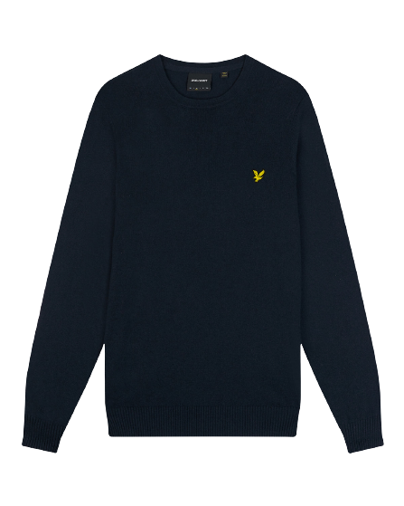 Lyle &amp; Scott Crew Neck Cotton Merino Jumper KN400VCE-Z271