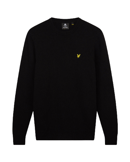 Lyle & Scott Crew Neck Lambswool Blend Jumper KN921VFE-W155