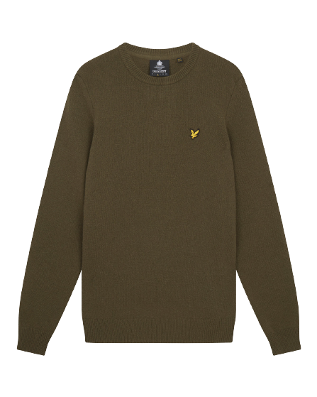 Lyle &amp; Scott Rundhalspullover aus Lammwollmischung KN921VFE-W485