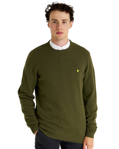 Lyle & Scott Crew Neck Lambswool Blend Jumper KN921VFE-W485