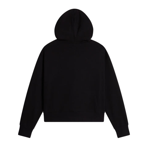 The North Face Felpa corta con cappuccio da donna Essential Simple Dome nera