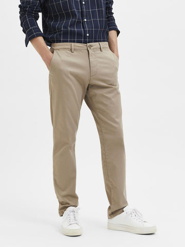 Selected Pantalone da uomo Slim New Miles beige