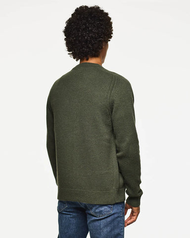 Weekend Offender Cardigan in lana da uomo Lauda verde