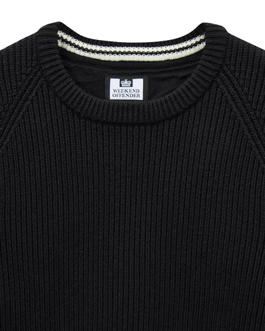 Weekend Offender Maglia girocollo da uomo Morello nero