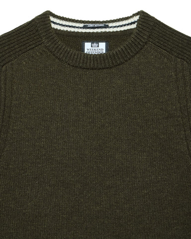 Weekend Offender Zagreb Green Men's Wool Sweater