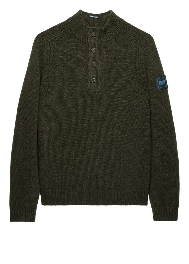 Weekend Offender Castillos Green Men's Wool Sweater