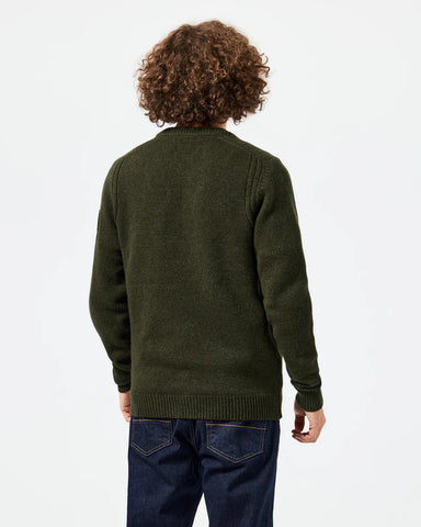 Weekend Offender Cardigan in lana da uomo Lauda verde