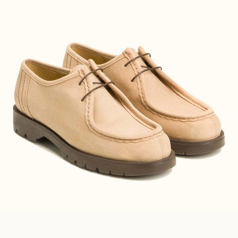 Kleman Men's Tyrolean shoes in beige suede Padror V