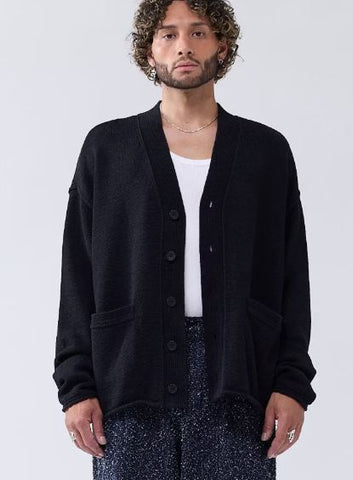 New Amsterdam Cardigan con bottoni da uomo Logo