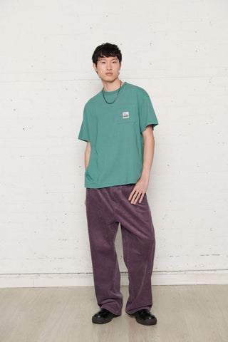 Pas De Mer T-Shirt da uomo manica corta Logo verde