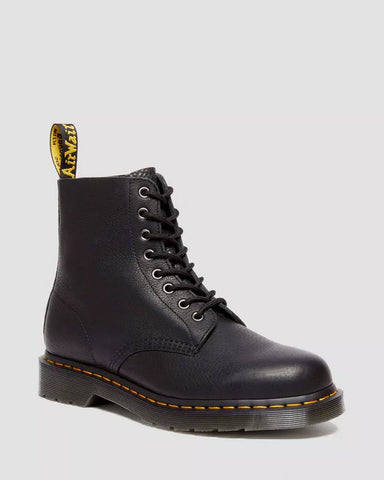 Dr. Martens Stivali stringati 1460 Pascal in pelle Ambassador neri