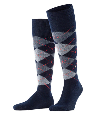 Burlington Preston Gambaletti da uomo con Fantasia Argyle a Rombi Preston