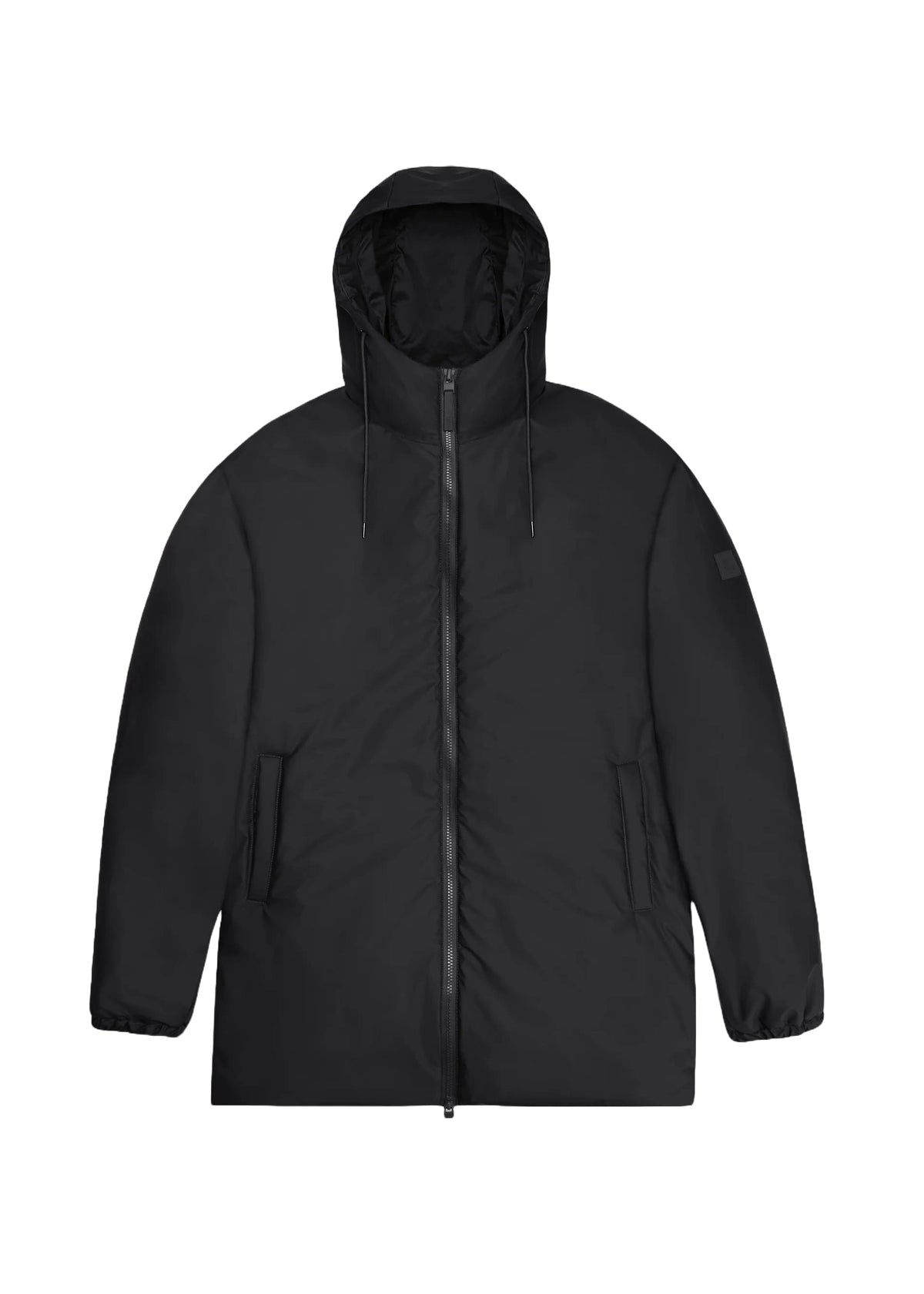 Rains Men's Lohja Long Lightweight Jacket W3T2 Black