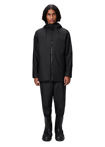 Rains Men's Lohja Long Lightweight Jacket W3T2 Black