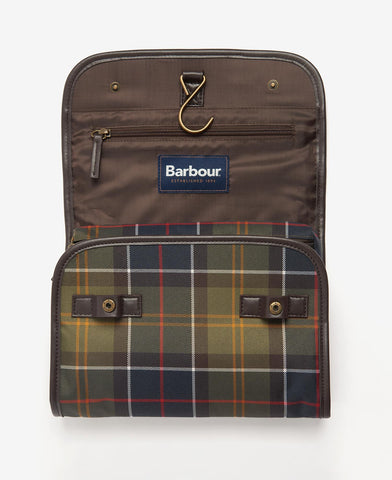 Barbour Unisex-Tasche mit grünem Schottenmuster