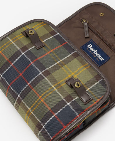 Barbour Unisex-Tasche mit grünem Schottenmuster