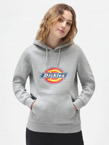 Dickies Women's Icon Logo Hoodie Grey